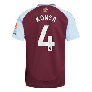 Aston Villa Ezri Konsa #4 Domácí Dres 2024-25 Krátký Rukáv